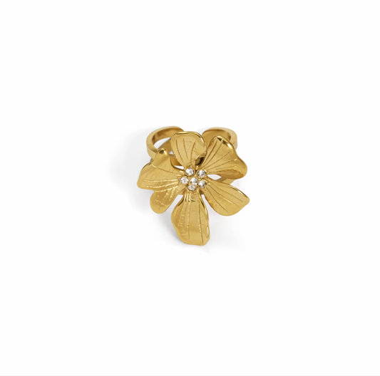 ICONIC BLOOM RING - GOLD PLATED