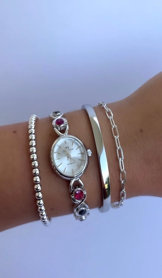 SILVER DIAMOND WATCH (FÖRBESTÄLLNING)