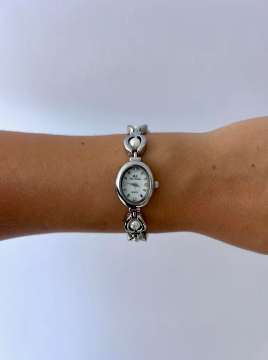 SILVER PEARL WATCH (FÖRBESTÄLLNING)